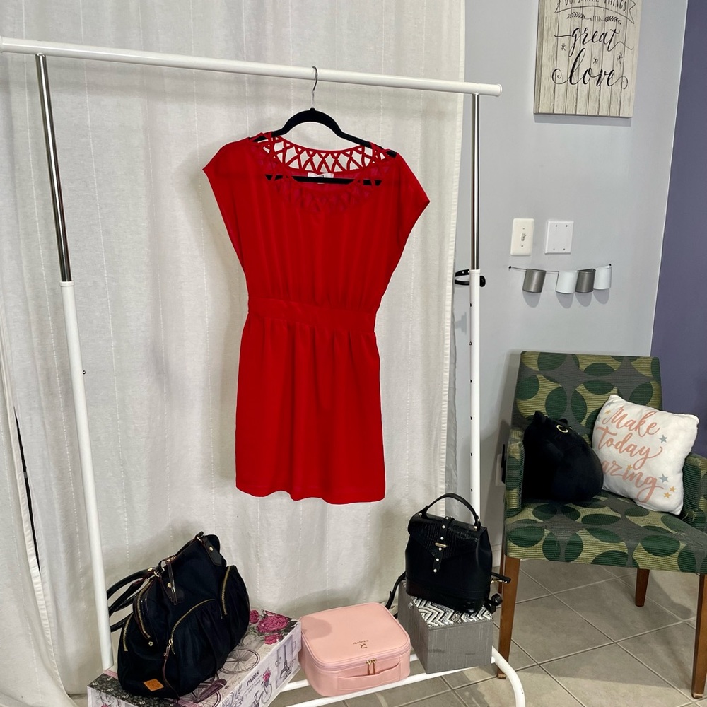 Red dress